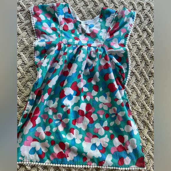 Garnet hill kids Colorful Floral Beach Coverup  size Medium size 6-7 - Picture 1 of 8
